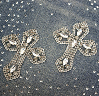 Purple Denim Denim Jean Shorts