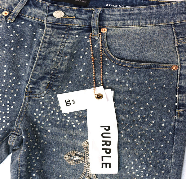 Purple Denim Denim Jean Shorts